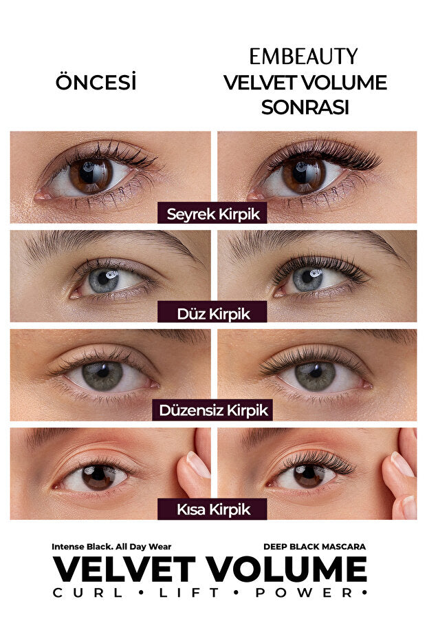 Embeauty Ultra Siyah Dolgunlaştırıcı Maskara