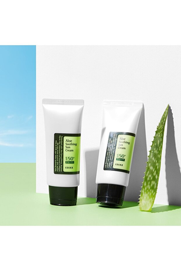 COSRX Aloe Soothing Sun Cream SPF50+ PA+++ 50 ml – Aloe Veralı Güneş Kremi